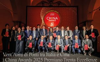 China Awards 2025, vent'anni di ponti tra Italia e Cina: premiate 30 eccellenze