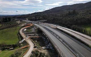 A1, ampliamento tra Incisa e Firenze Sud: apre al traffico nuovo viadotto Ribuio