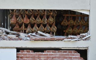 Terremoto, distrutta industria del prosciutto di Norcia