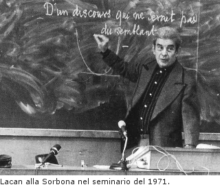 Lacan alla Sorbona nel seminario del 1971