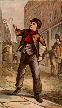 Venditore di giornali Venditore di giornali