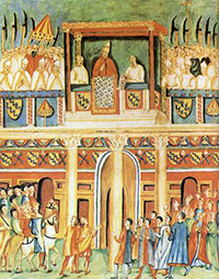 Bonifacio VIII proclama il giubileo del 1300