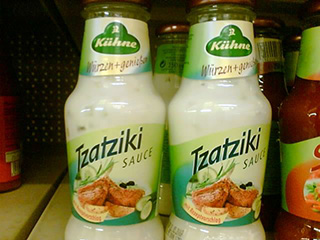 Tzatziki greco prodotto in Germania