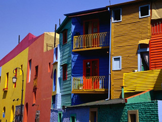 Lo slum di La Boca. Buenos Aires Lo slum di La Boca. Buenos Aires