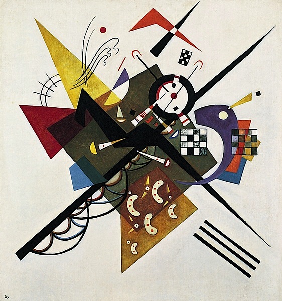 Kandinsky. Su bianco II. 1923 Kandinsky. Su bianco II. 1923
