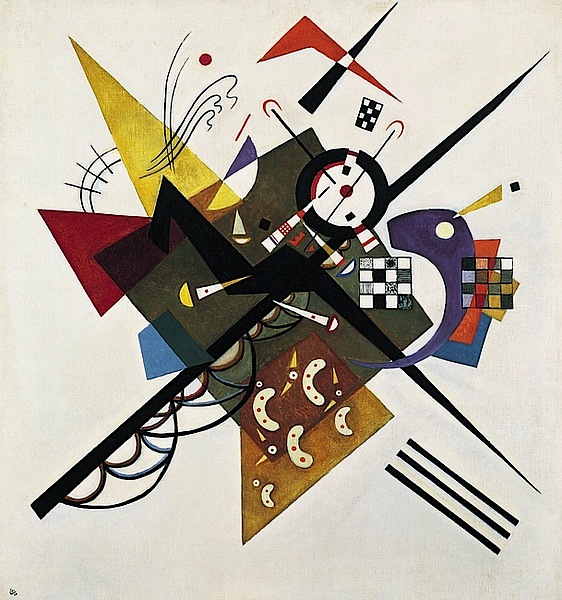 Kandinsky. Su bianco II. 1923