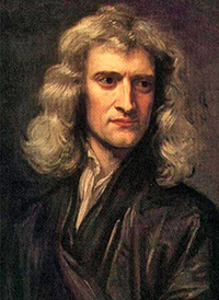 Newton ritratto nel 1689 a 46 anni