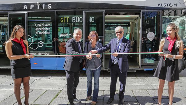 Bus Aptis di Alstom in prova a Torino con GTT