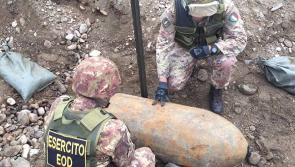 Disinnesco ordigno bellico, A4 chiusa per 8 ore domenica