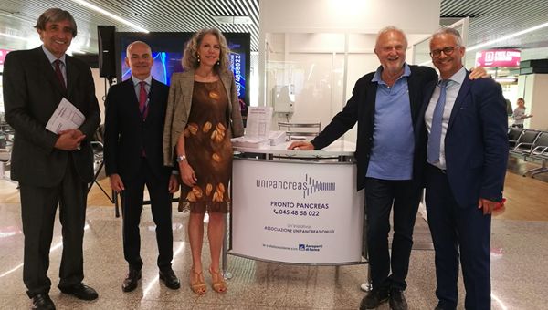 Fiumicino, un'iniziativa contro il tumore al pancreas al Terminal 1