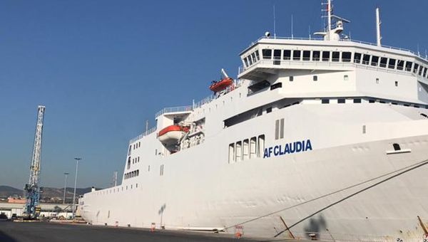 "AF Claudia", secondo traghetto "Grimaldi Lines" su Civitavecchia-Olbia