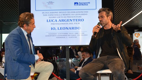 AdR: Luca Argentero presenta a Fiumicino "Io, Leonardo"