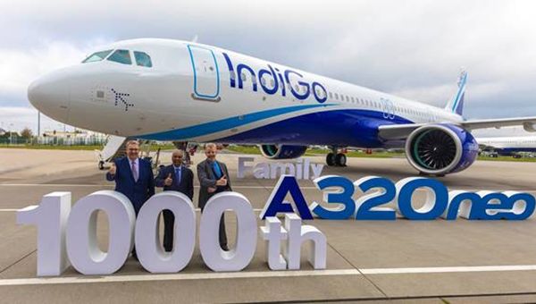 Airbus consegna a IndiGo il millesimo A320neo