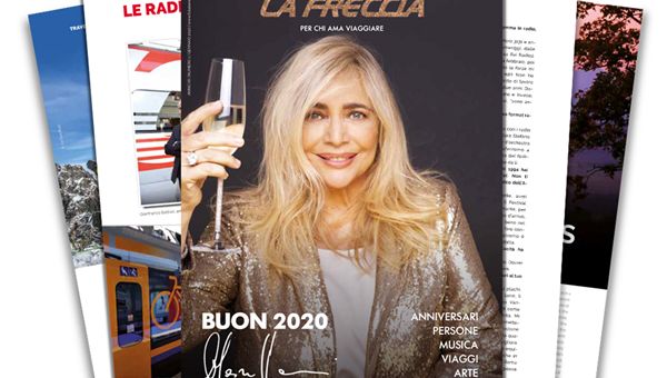 FS Italiane, la Freccia di gennaio celebra l'arrivo degli anni '20 con Mara Venier in copertina