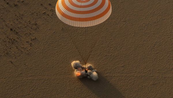 Rientrato a terra Luca Parmitano