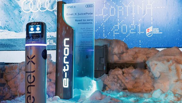 Cortina 2021, Enel X e Audi portano mobilità elettrica ai campionati del mondo di sci alpino