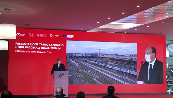 FS Italiane, Battisti: "Al via treno sanitario, hub vaccinale e Frecciarossa Covid-free"