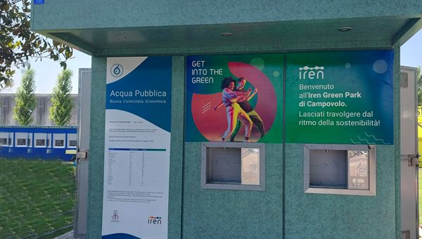 IREN Green Park, a Campovolo il quinto distributore di Aquapubblica di Reggio Emilia