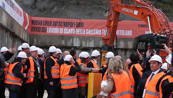 Gruppo FS, Alta Velocità Napoli-Bari: al via lavori galleria Telese-Vitulano