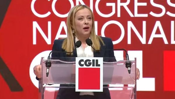 Meloni al Congresso CGIL: RdC ha fallito, salario minimo non è strada giusta
