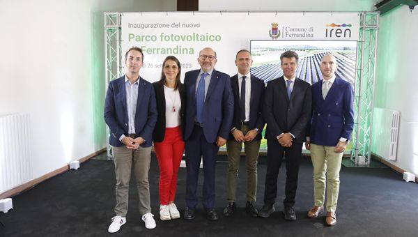 Iren, inaugurato a Ferrandina il parco fotovoltaico più grande della Basilicata