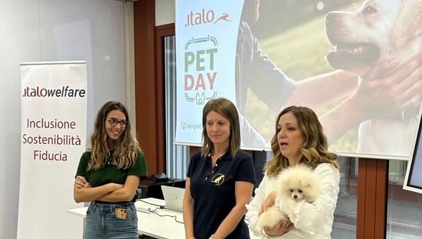 Italo: primo Pet Day aziendale per lanciare il volontariato tra i dipendenti