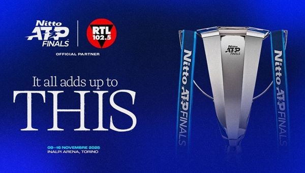 Torino, Nitto ATP Finals: RTL 102.5 radio ufficiale