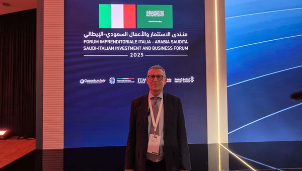 Francesco Ventura al Forum Italia–Arabia Saudita: “L’ingegneria italiana al fianco di Vision 2030”