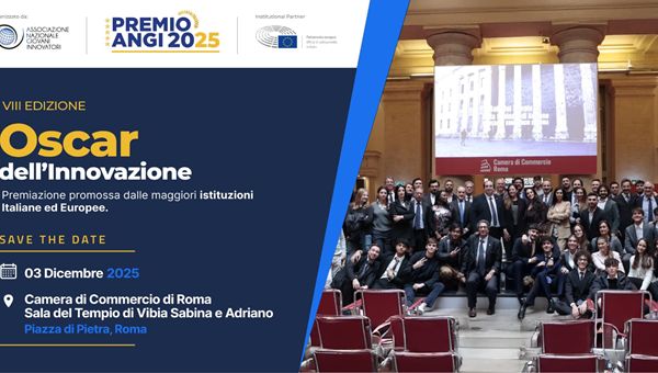 Premio Angi 2025: il 3 dicembre tornano gli Oscar dell’Innovazione