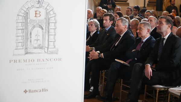 Premio Bancor: la Laudatio di Fabio Panetta a Mario Draghi