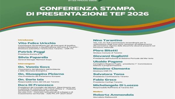 Presentazione ufficiale del TEF 2026: sostenibilità e innovazione al centro del dibattito