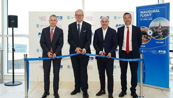 Wizz Air inaugura la rotta Roma–Tallinn e rafforza il suo hub a Fiumicino