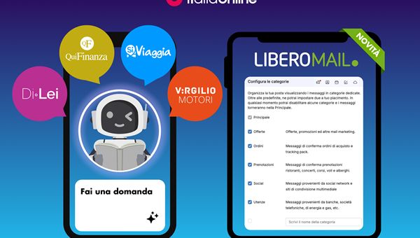 Italiaonline lancia l’AI conversazionale nei portali editoriali e rinnova Libero Mail
