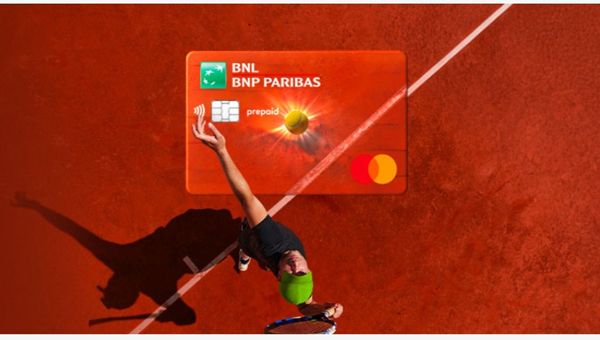 BNL BNP Paribas celebra il tennis con la Carta Prepagata Limited Edition