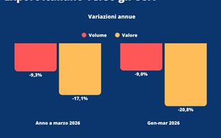 Vino italiano, crollo export verso gli USA: -17% in un anno di dazi