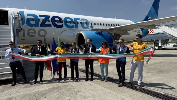 Jazeera Airways ha inaugurato il volo tra Kuwait City e Bergamo