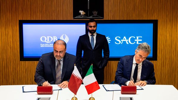 SACE e Qatar Development Bank: accordo di riassicurazione per promozione export