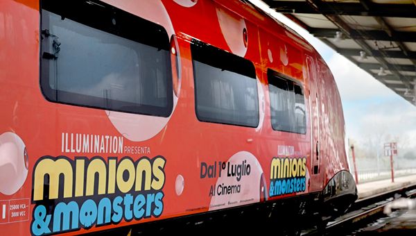 Italo porta i Minions a bordo: un treno speciale celebra il nuovo film Illumination