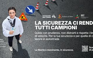 "La sicurezza ci rende tutti campioni", Autostrade per l'Italia: al via nuova campagna estate