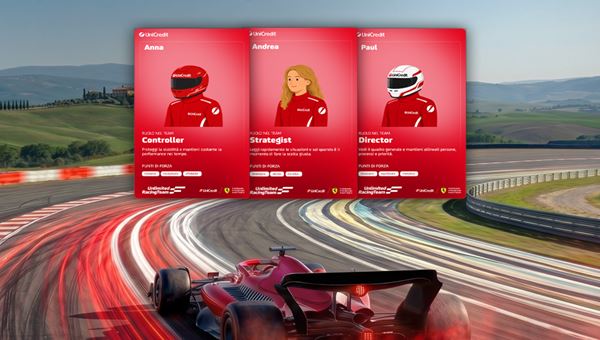 UniCredit lancia la piattaforma digitale Unlimited Racing Team