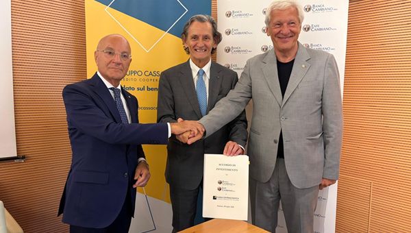 Banca Cambiano 1884 e Cassa Centrale Banca siglano la partnership strategica