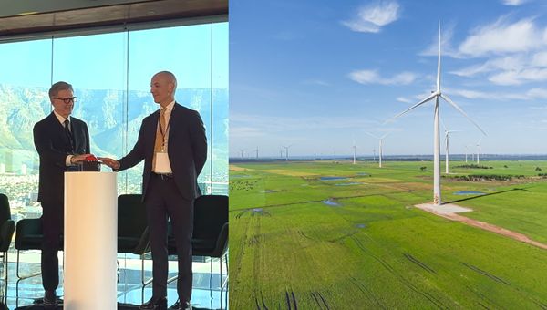 Enel inaugura parco eolico in Sudafrica, primo operatore rinnovabile del Paese