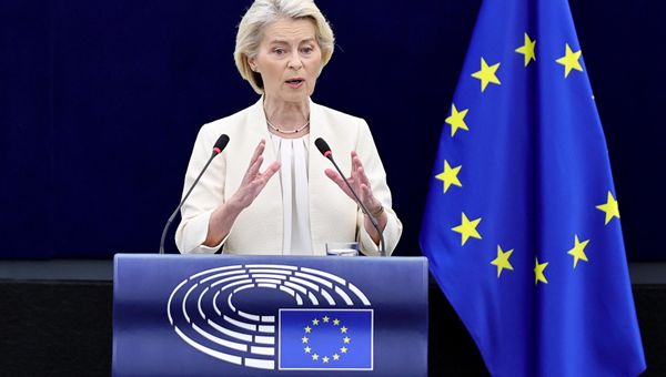 Stato Unione, von der Leyen: “Europa più forte” ma “mondo è apertamente ostile” Stato Unione, von der Leyen: “Europa più forte” ma “mondo è apertamente ostile”