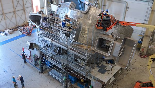L’Europa consegna l’ultimo settore del Vacuum Vessel di ITER L’Europa consegna l’ultimo settore del Vacuum Vessel di ITER