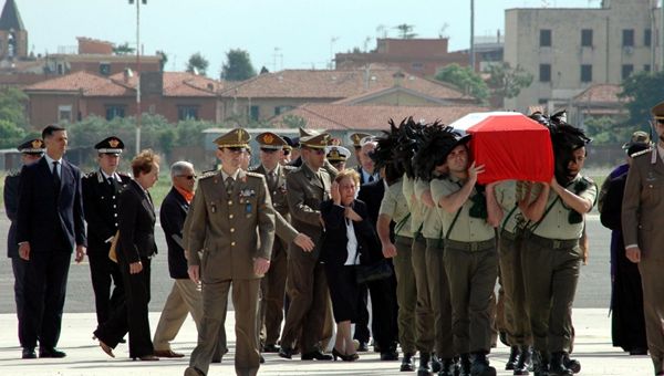 Funerali solenni per il capitano La Rosa, caduto in Afghanistan