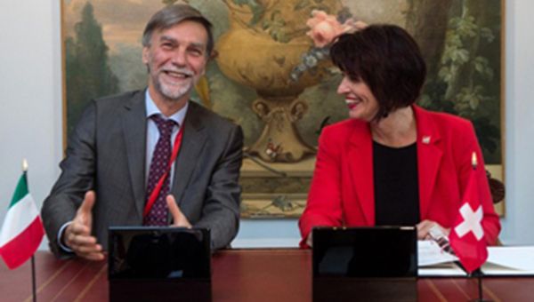 Italia-Svizzera: I Ministri Delrio-Leuthard per la cura del ferro che unisce i due paesi