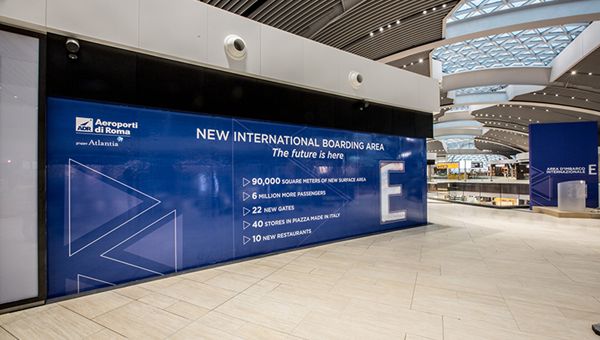 Aeroporti di Roma inaugura l'Area di Imbarco Internazionale E