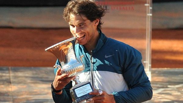 Rafael Nadal da record agli Internazionali di tennis
