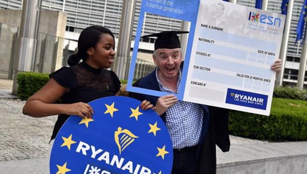Ryanair "pensa" agli studenti Erasmus