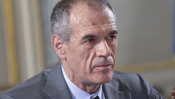 Cottarelli, Italia rischia una nuova recessione